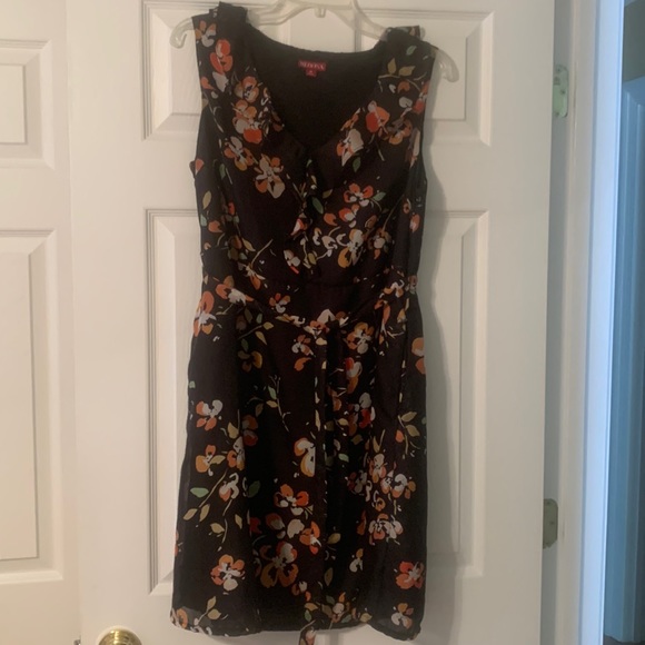 Black Floral Dress - Picture 1 of 2